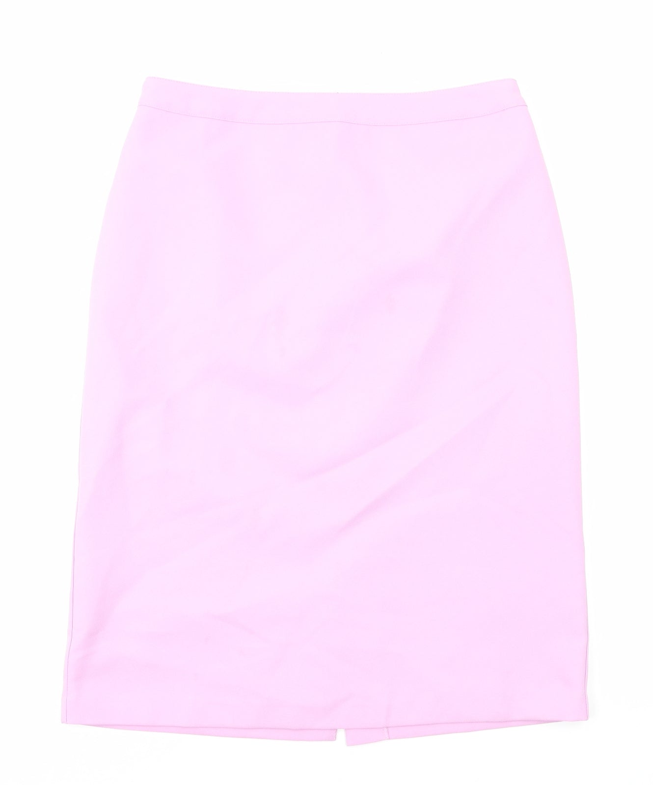Damart Womens Purple Polyester Straight & Pencil Skirt Size 16 Zip