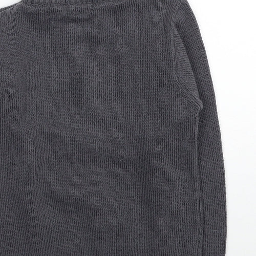 Jinsetongnian Boys Grey Acrylic Pullover Sweatshirt Size 6 Years Pullover - Sport