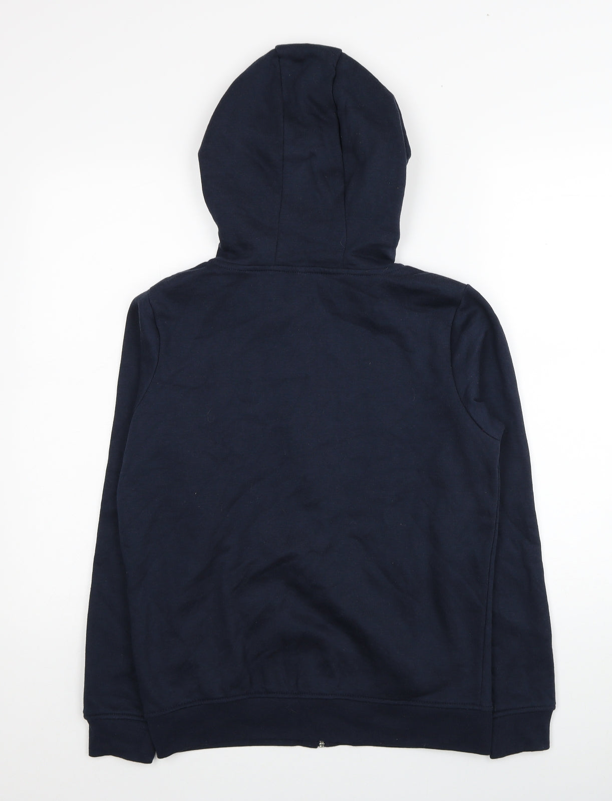 Primark Womens Blue Polyester Full Zip Hoodie Size 6 Zip