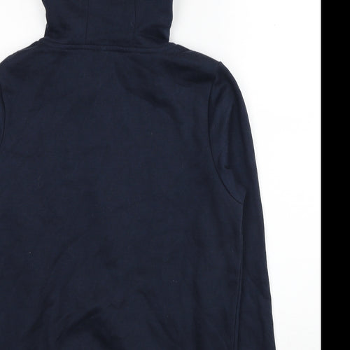 Primark Womens Blue Polyester Full Zip Hoodie Size 6 Zip