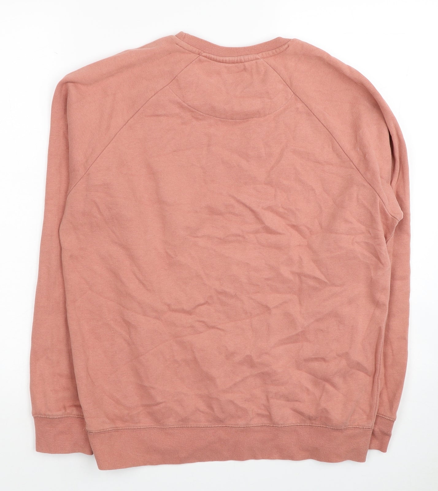 Topman Mens Pink Cotton Pullover Sweatshirt Size S