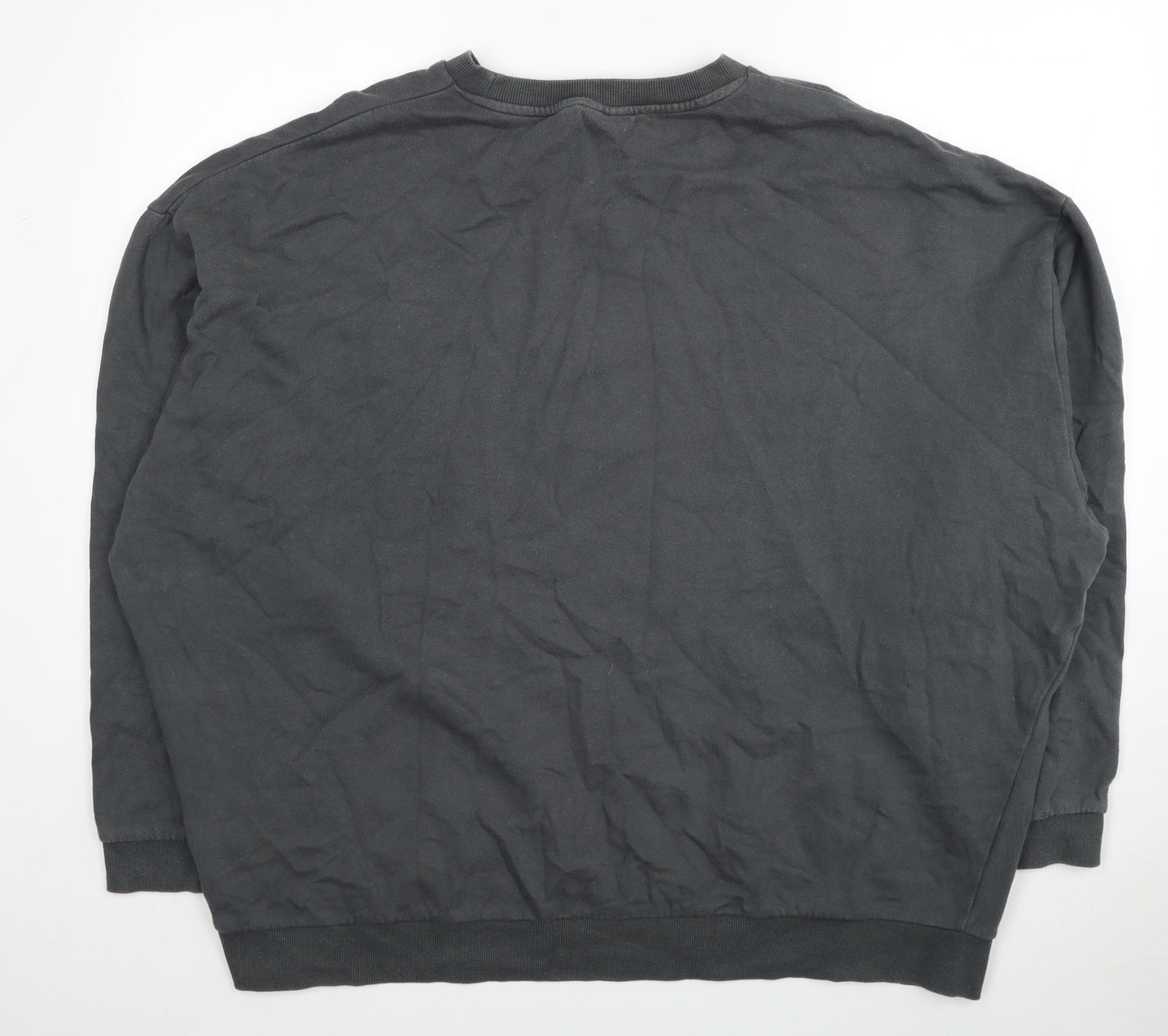 ASOS Mens Grey Cotton Pullover Sweatshirt Size 3XL