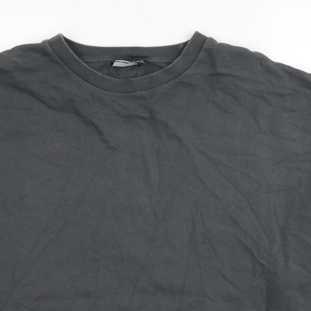 ASOS Mens Grey Cotton Pullover Sweatshirt Size 3XL