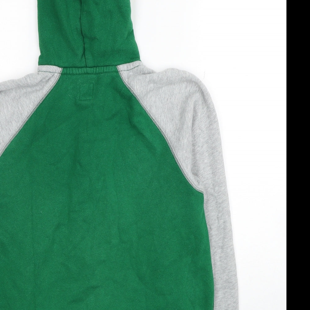 Gap Boys Multicoloured Colourblock Cotton Full Zip Hoodie Size 13-14 Years Zip