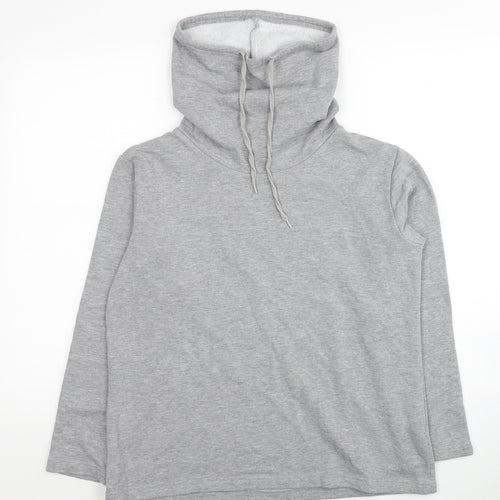 Pebble Bay Womens Grey Polyester Pullover Sweatshirt Size S Pullover - High Neck