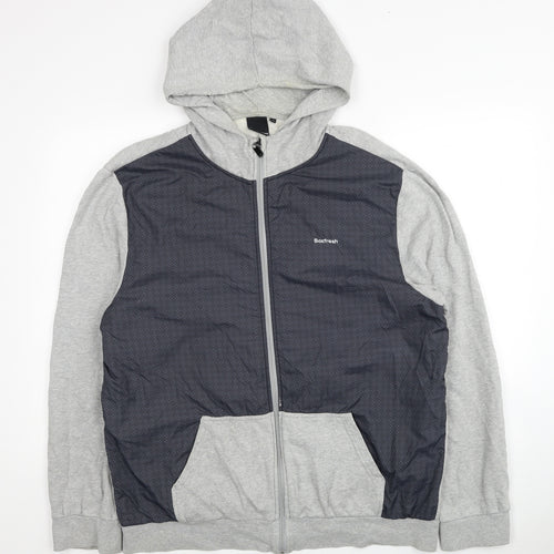 Boxfresh Mens Grey Jacket Size XL Zip