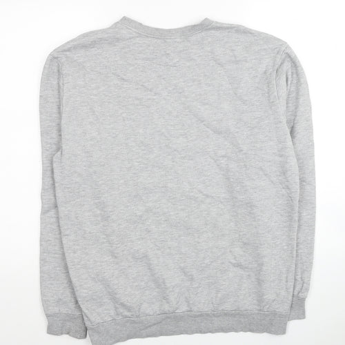 H&M Mens Grey Cotton Pullover Sweatshirt Size M