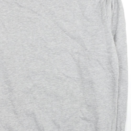 H&M Mens Grey Cotton Pullover Sweatshirt Size M