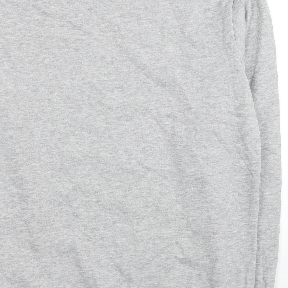 H&M Mens Grey Cotton Pullover Sweatshirt Size M