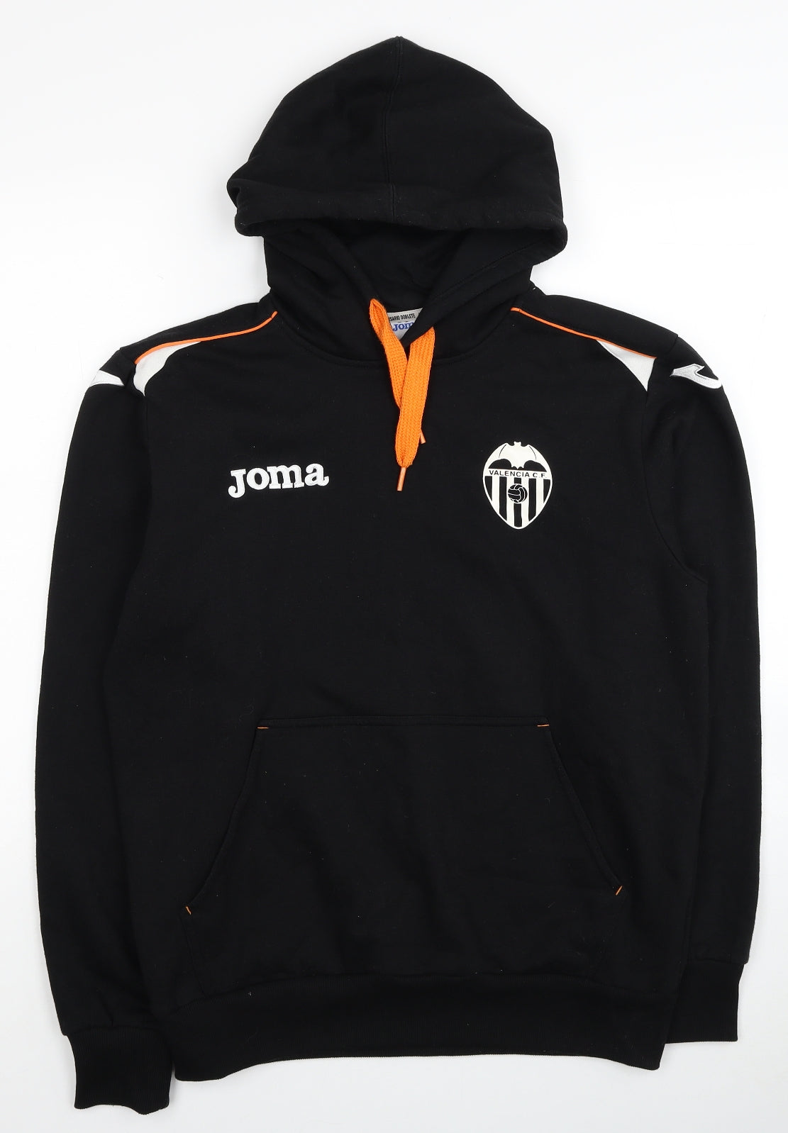Joma Mens Black Polyester Pullover Hoodie Size M - Valencia C.F