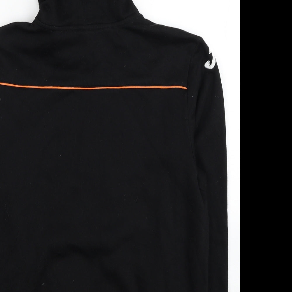 Joma Mens Black Polyester Pullover Hoodie Size M - Valencia C.F