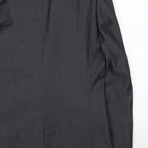 Marks and Spencer Mens Grey Polyester Jacket Blazer Size M