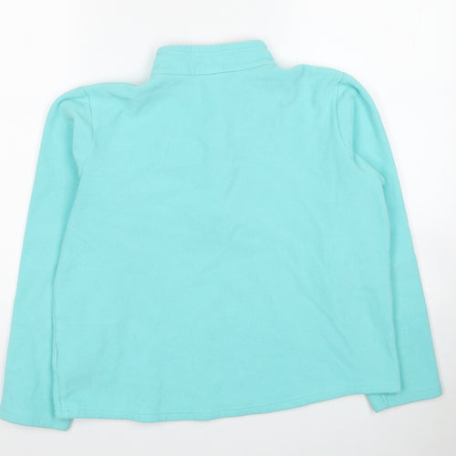 DECATHLON Girls Blue Polyester Pullover Sweatshirt One Size Pullover
