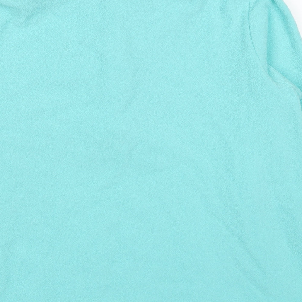 DECATHLON Girls Blue Polyester Pullover Sweatshirt One Size Pullover