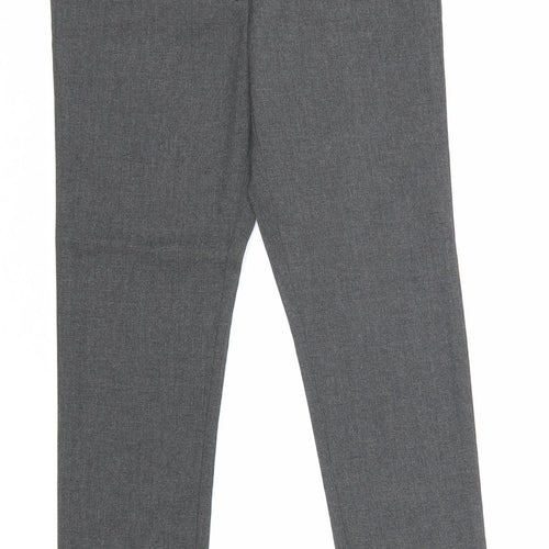 Debenhams Girls Grey Polyester Dress Pants Trousers Size 10 Years Regular Zip