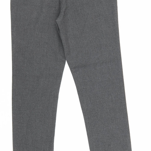 Debenhams Girls Grey Polyester Dress Pants Trousers Size 10 Years Regular Zip