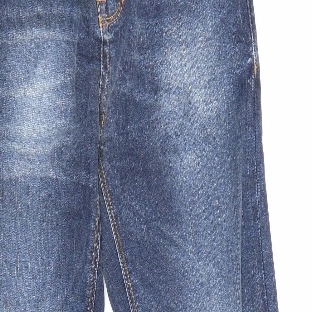 RIPSTOP Boys Blue Coir Skinny Jeans Size 10-11 Years Regular Zip