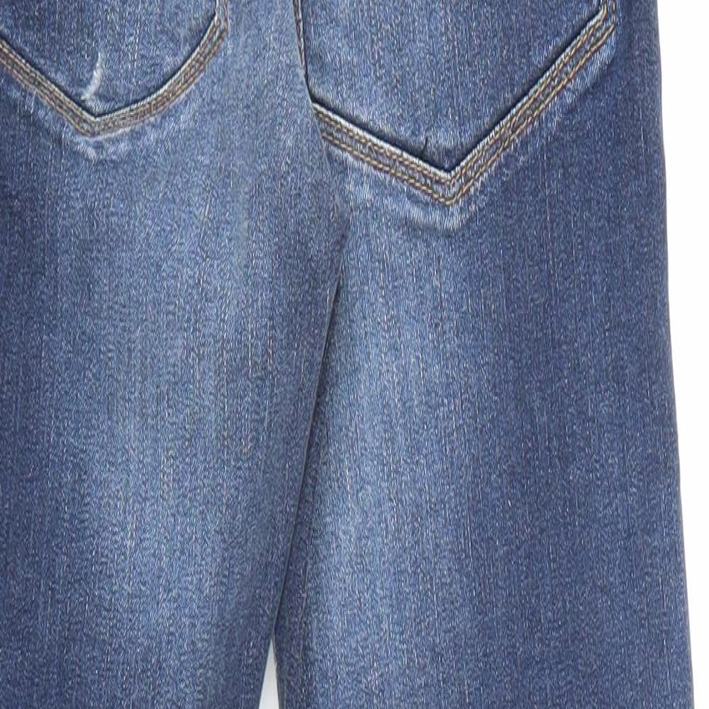 RIPSTOP Boys Blue Coir Skinny Jeans Size 10-11 Years Regular Zip