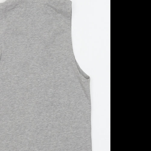 Debenhams Womens Grey Cotton Full Zip Sweatshirt Size 8 Zip