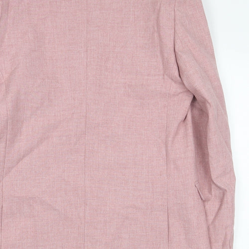 Marks and Spencer Boys Pink Jacket Size 13-14 Years Button