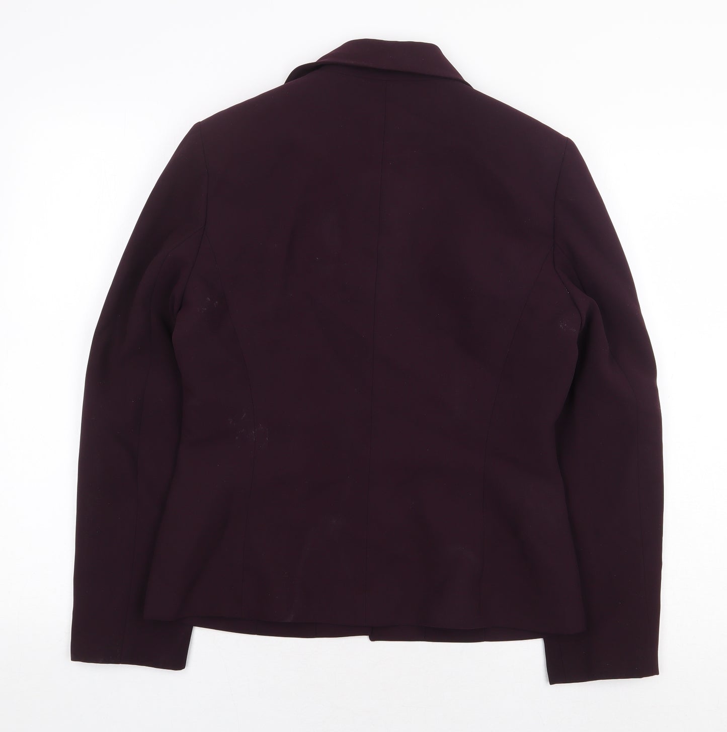 Kasper Womens Purple Jacket Size 8 Button