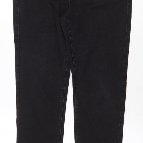 Roman Womens Black Cotton Skinny Jeans Size 14 Regular