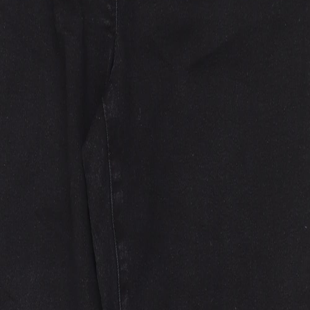Roman Womens Black Cotton Skinny Jeans Size 14 Regular