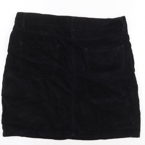 NEXT Womens Black Polyester Cargo Skirt Size 32 in Zip