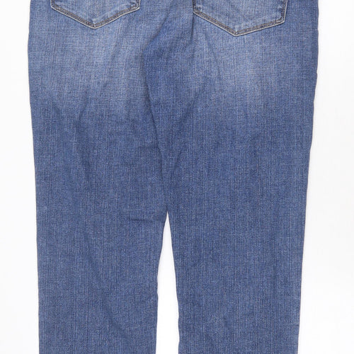 Sonoma Womens Blue Cotton Skinny Jeans Size 34 in Regular Zip