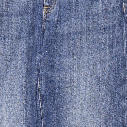 Sonoma Womens Blue Cotton Skinny Jeans Size 34 in Regular Zip