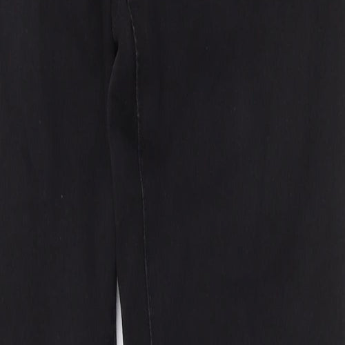 Denim & Co. Womens Black Cotton Skinny Jeans Size 10 Regular Zip