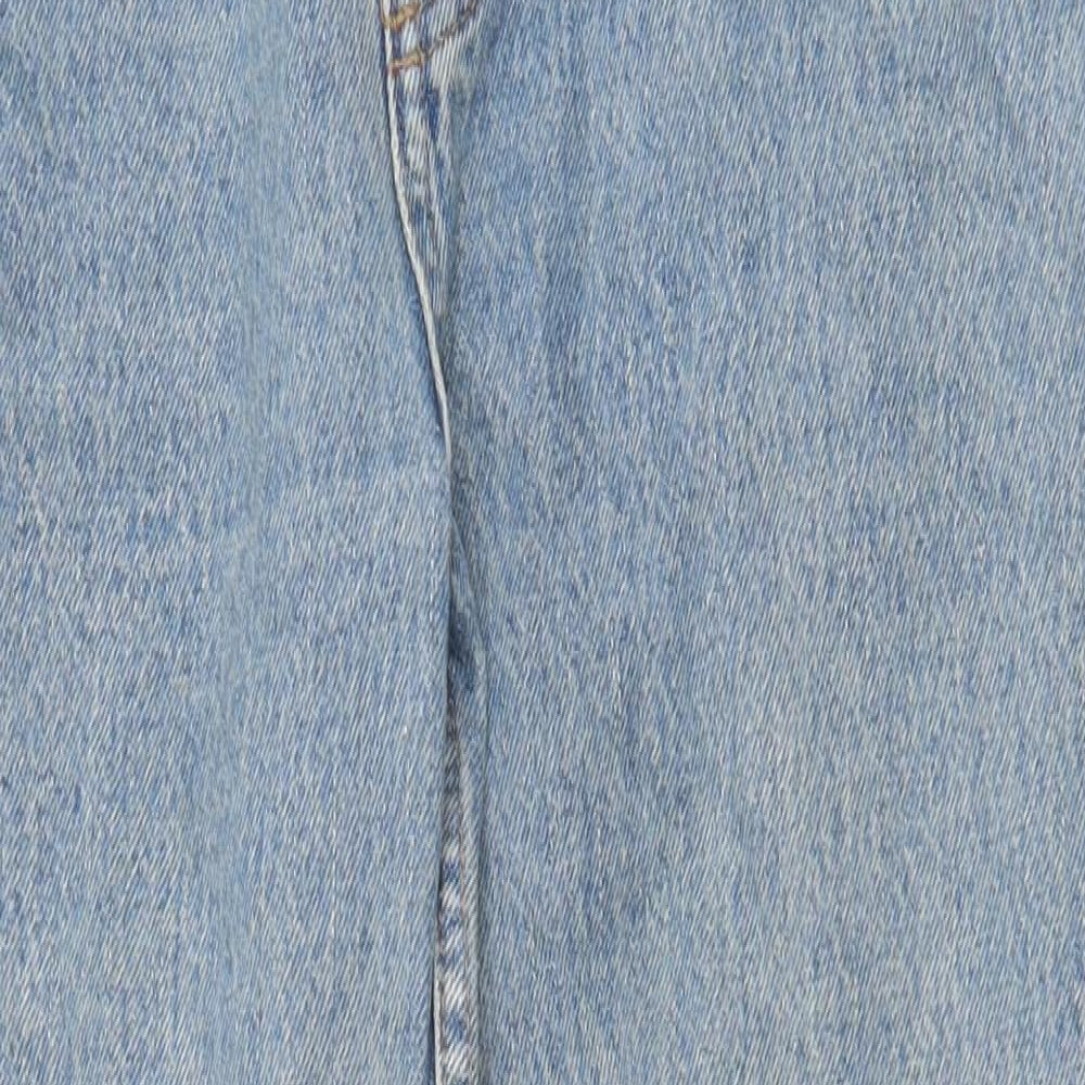 Urban Outfitters Mens Blue Cotton Straight Jeans Size 28 in Regular Zip