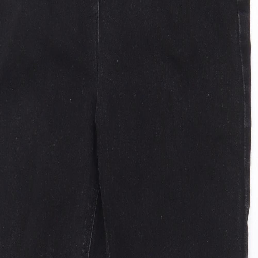 Simply Be Womens Black Cotton Jegging Jeans Size 14 Regular