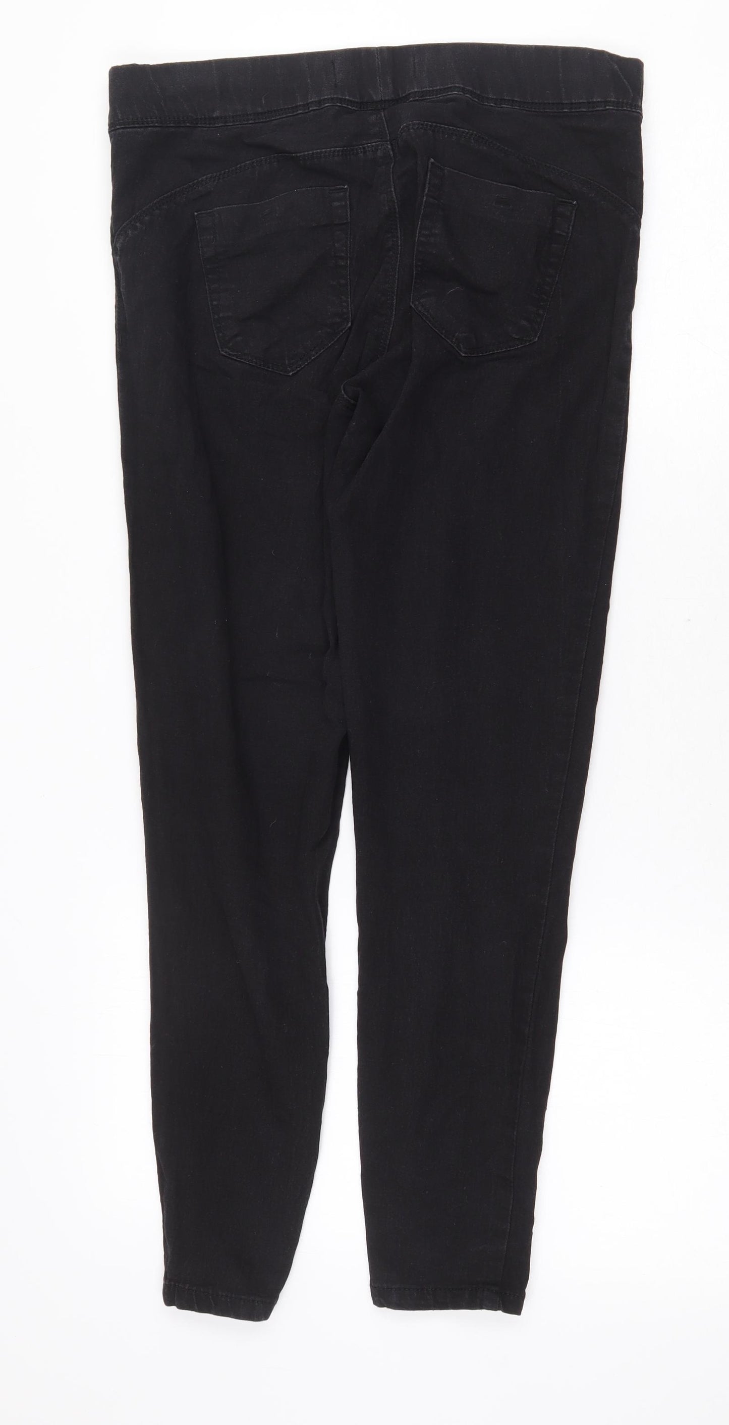 Denim & Co. Womens Black Cotton Jegging Jeans Size 12 Regular