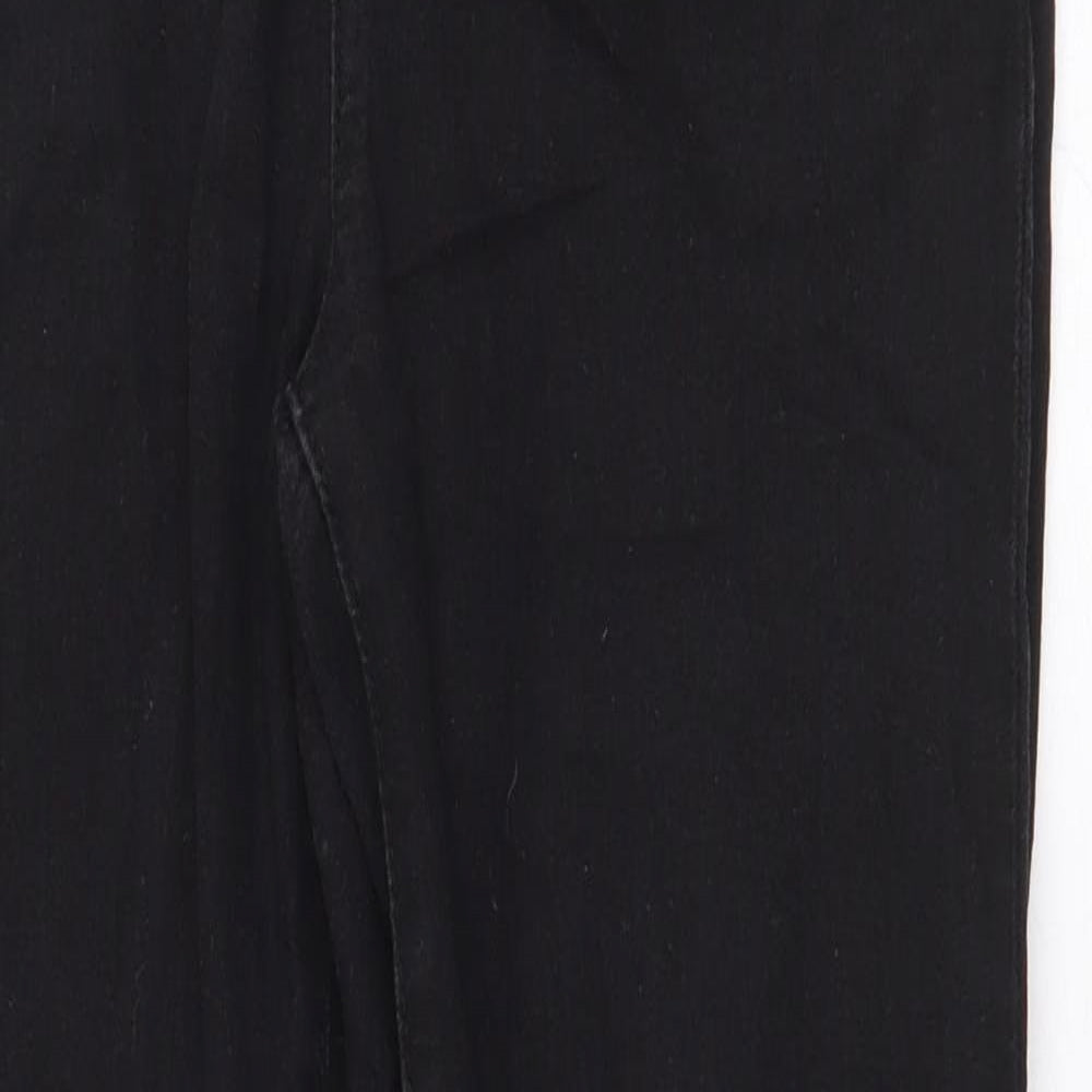 Denim & Co. Womens Black Cotton Jegging Jeans Size 12 Regular