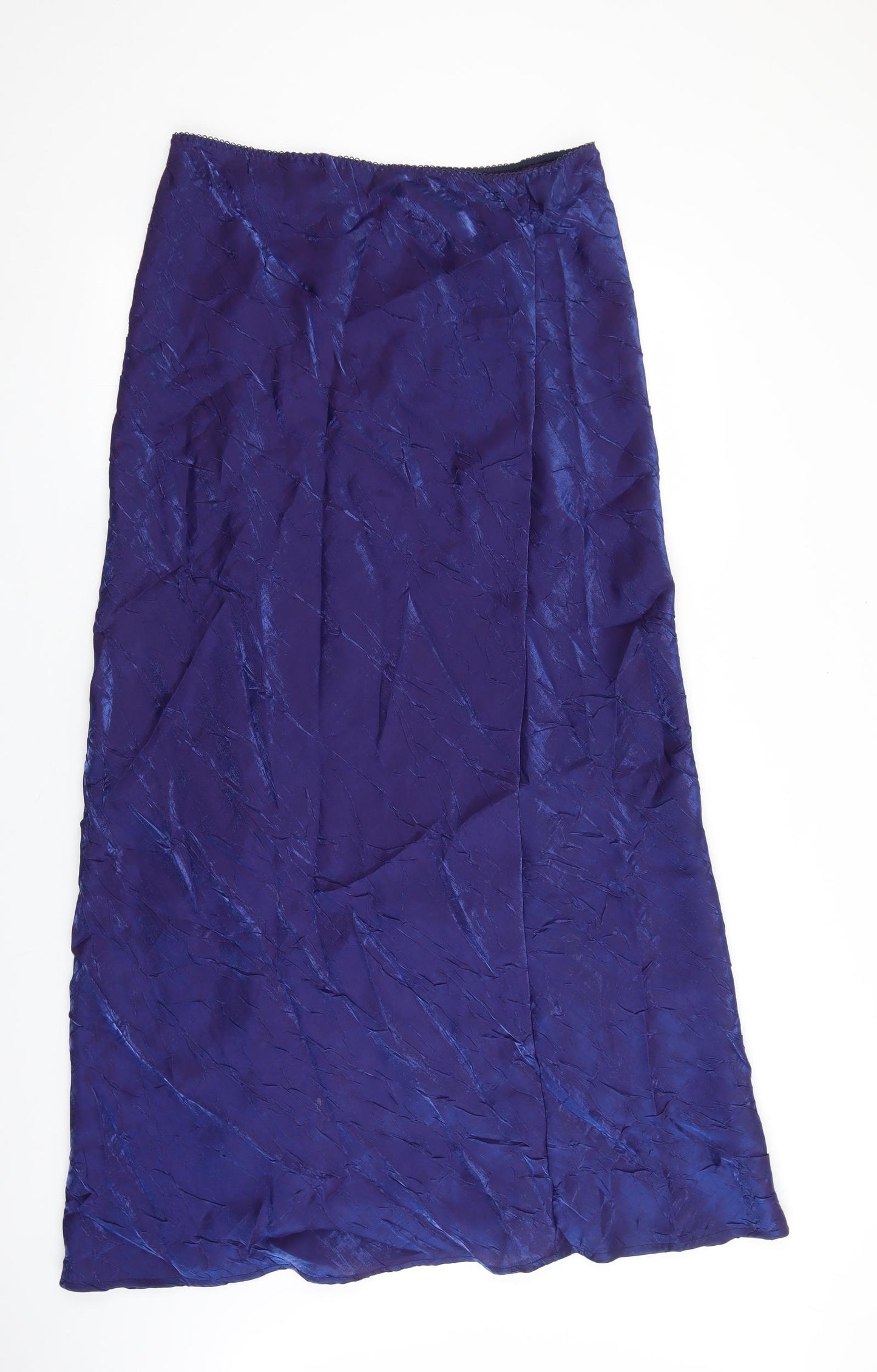 Monsoon Womens Purple Viscose Straight & Pencil Skirt Size 16