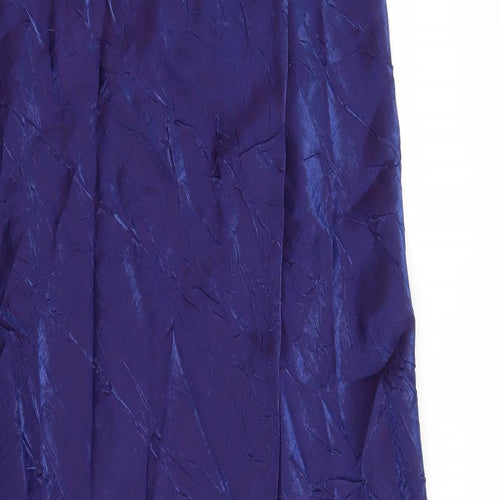 Monsoon Womens Purple Viscose Straight & Pencil Skirt Size 16