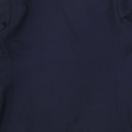 Boyd Cooper Mens Blue Polyester Jacket Blazer Size 38