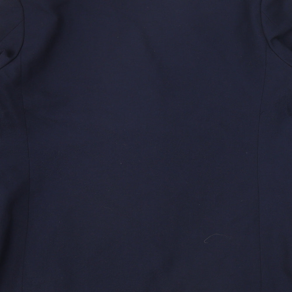 Boyd Cooper Mens Blue Polyester Jacket Blazer Size 38