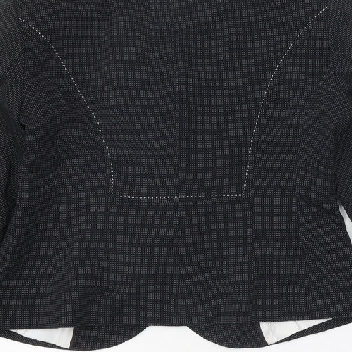 Marks and Spencer Womens Black Jacket Blazer Size 10 Button