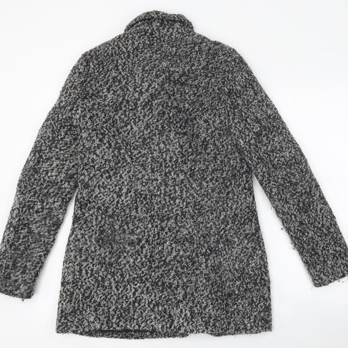 H&M Womens Grey Jacket Size 8 Zip