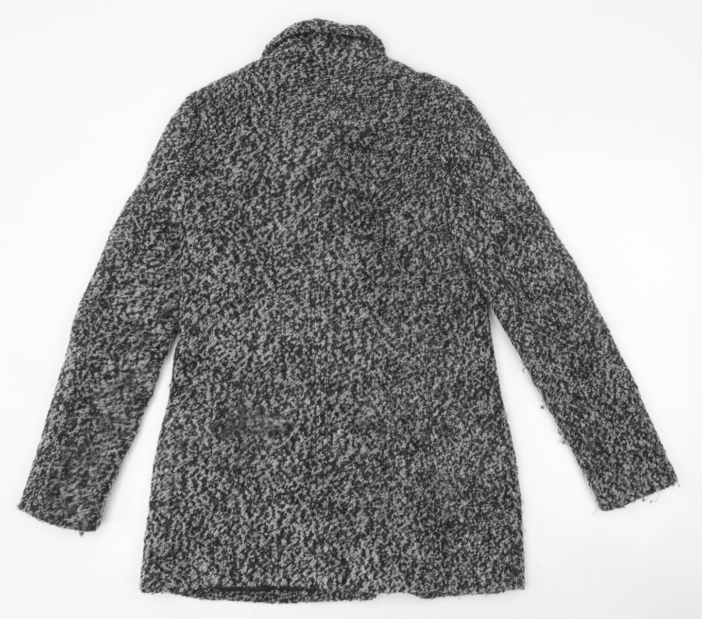 H&M Womens Grey Jacket Size 8 Zip