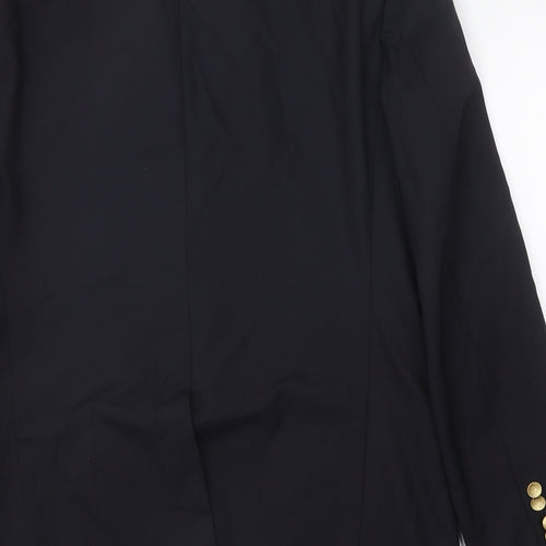 Barrage Mens Black Polyester Jacket Blazer Size 38