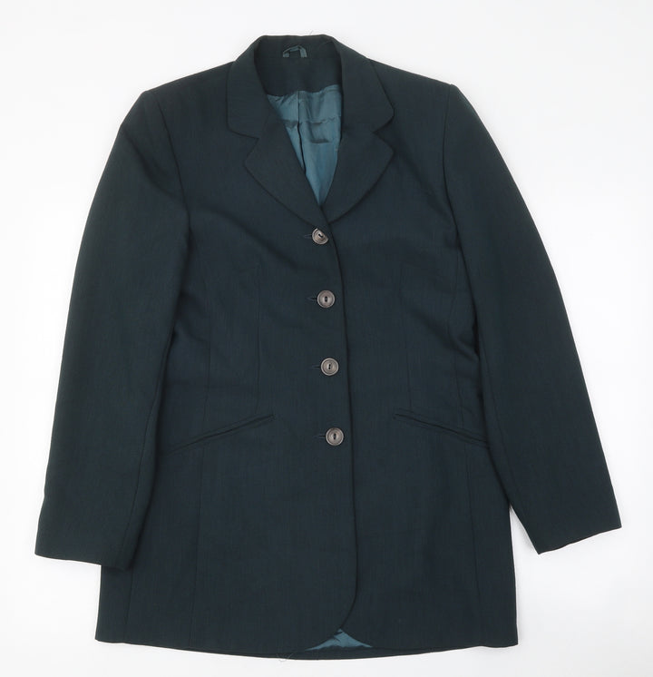 Dorothy Perkins Womens Green Jacket Size 12 Button