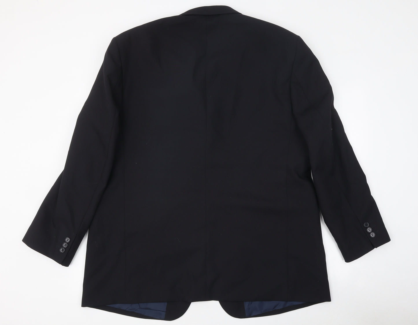 SCOTT&TAYLOR Mens Black Wool Jacket Blazer Size 50