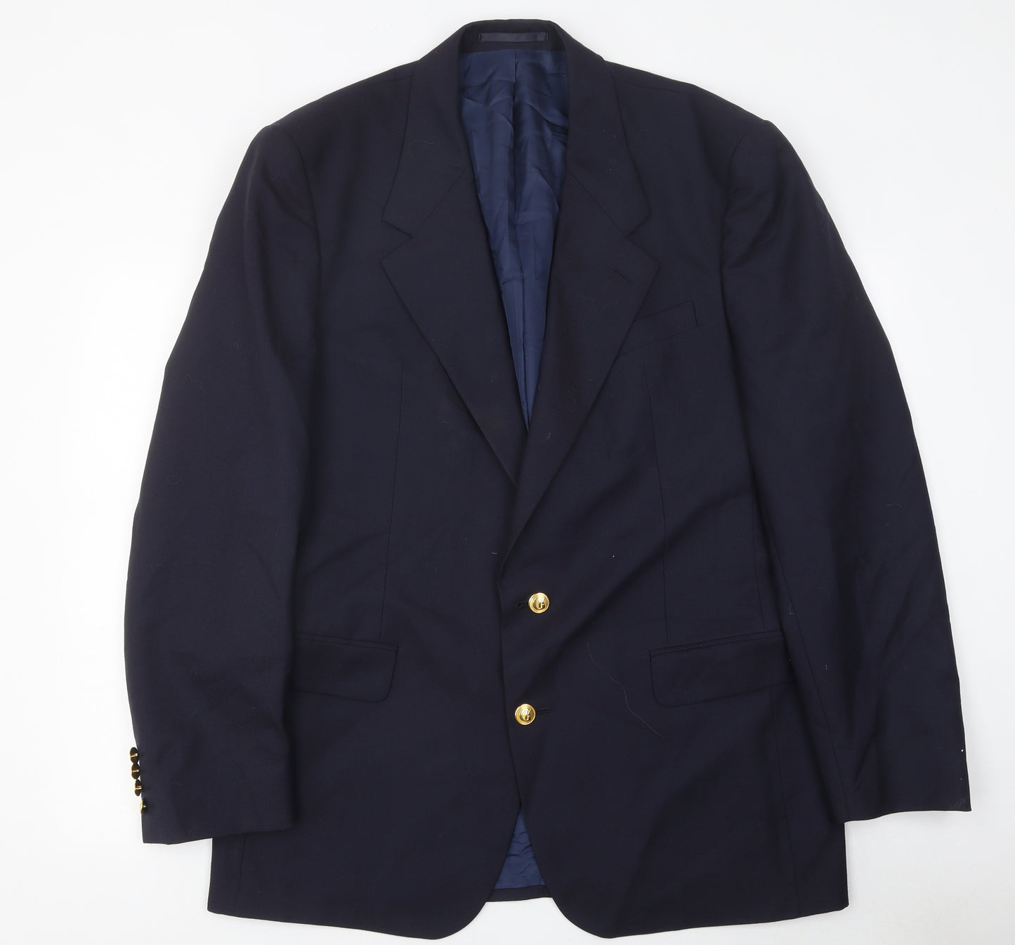 Kurt Geiger Mens Blue Wool Jacket Blazer Size 42