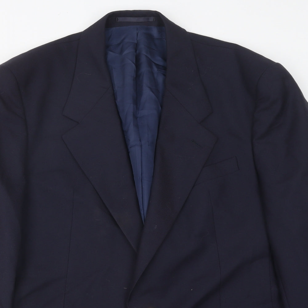 Kurt Geiger Mens Blue Wool Jacket Blazer Size 42