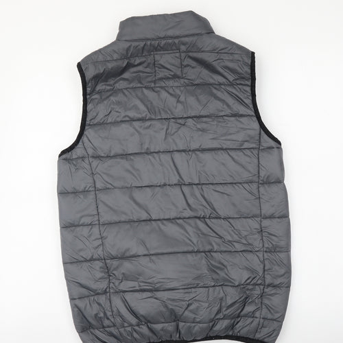 Kings Will Dream Boys Grey Quilted Waistcoat Size 13-14 Years Zip