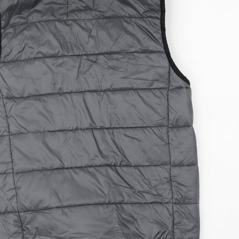 Kings Will Dream Boys Grey Quilted Waistcoat Size 13-14 Years Zip