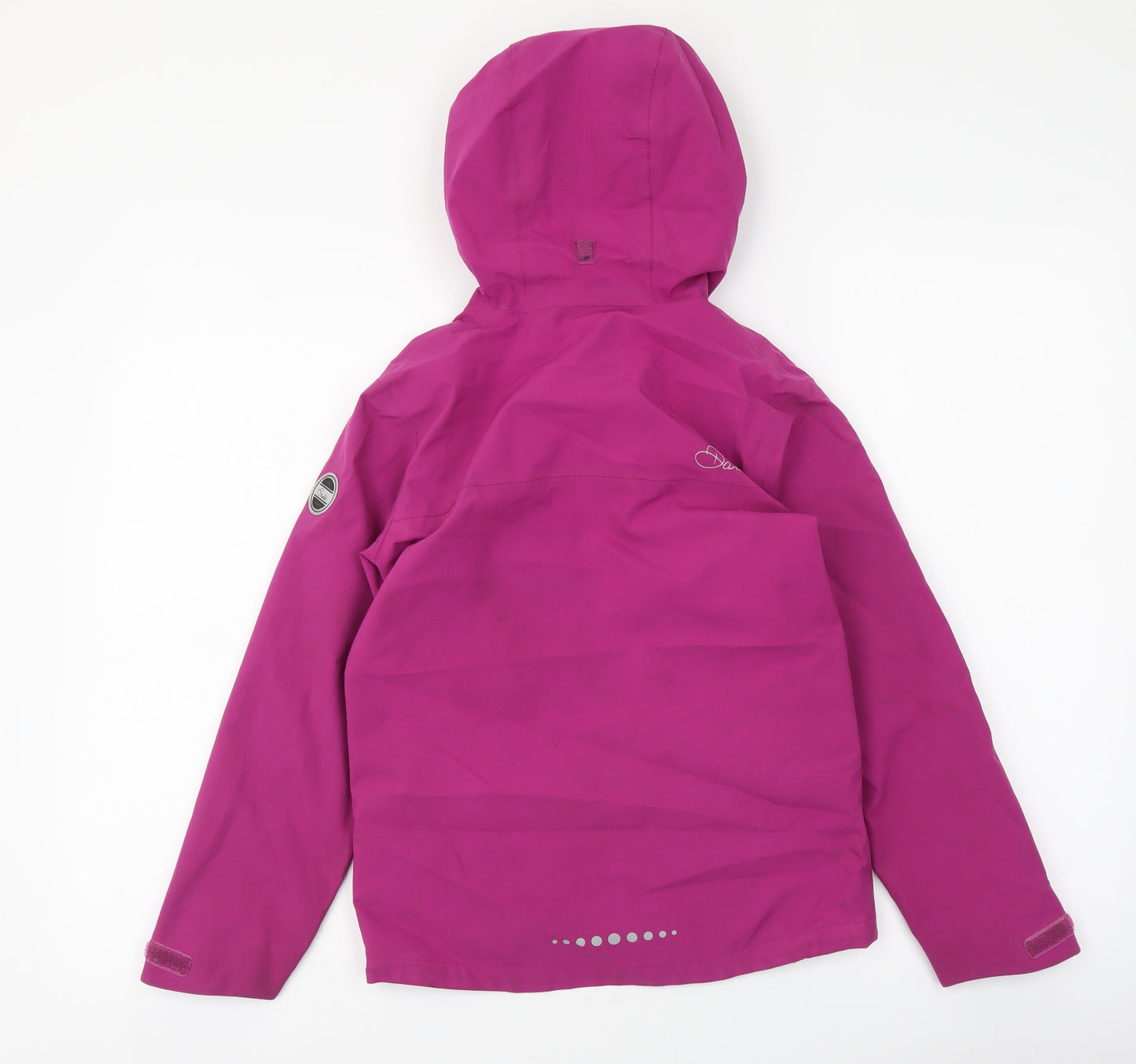 Dare 2B Girls Purple Rain Coat Jacket Size 9-10 Years Zip